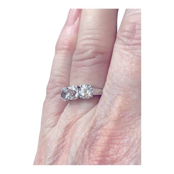 3 Stone Channel High Set Diamond Ring 2.5ct Sterling SOLD!!! - Picture 11 of 16